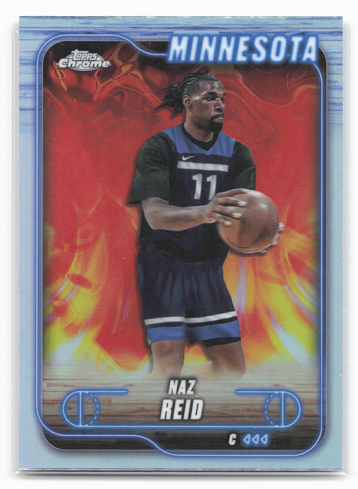 2024-25 Topps Chrome #43 Naz Reid Refractor
