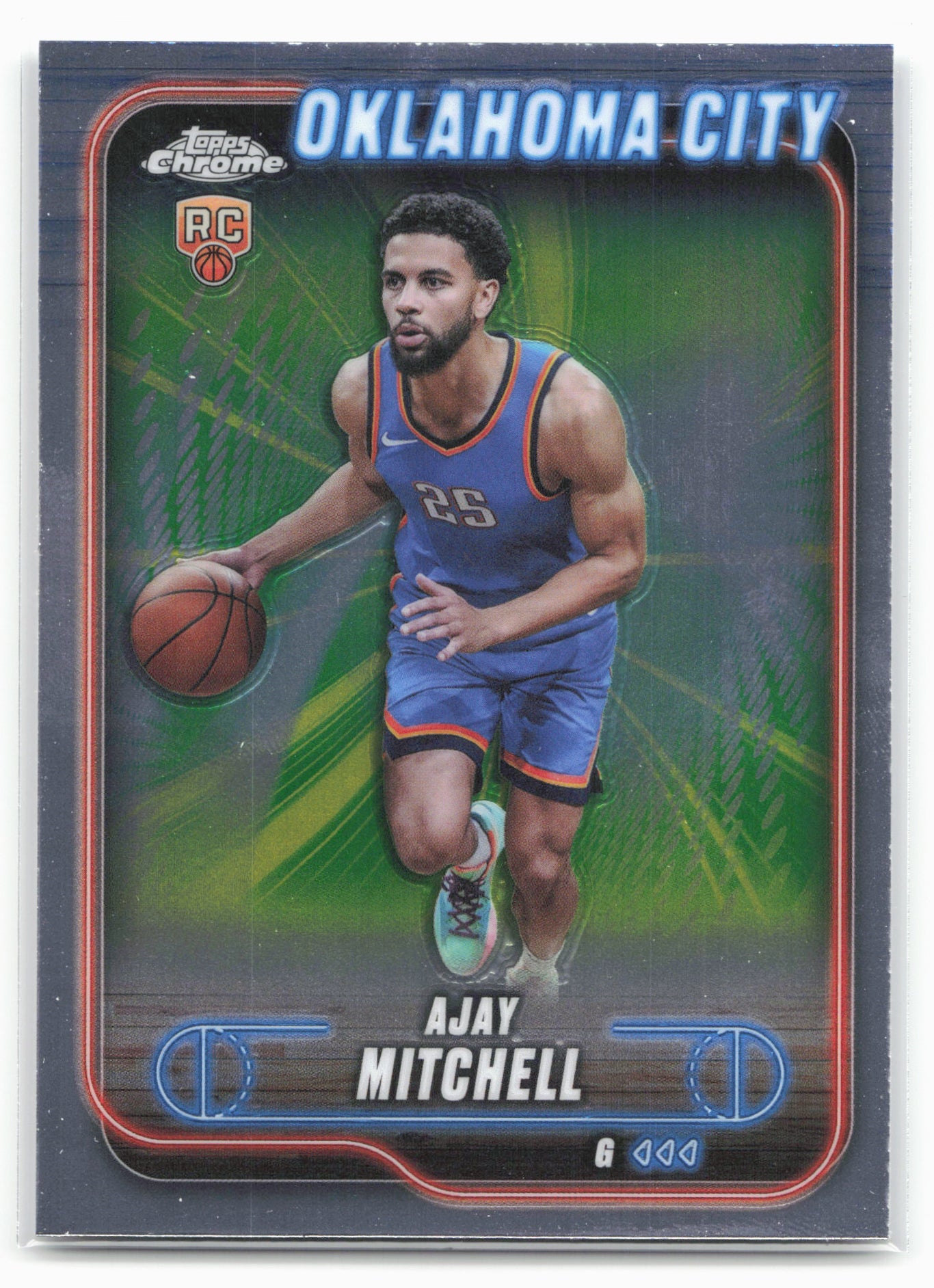 2024-25 Topps Chrome #132 Ajay Mitchell