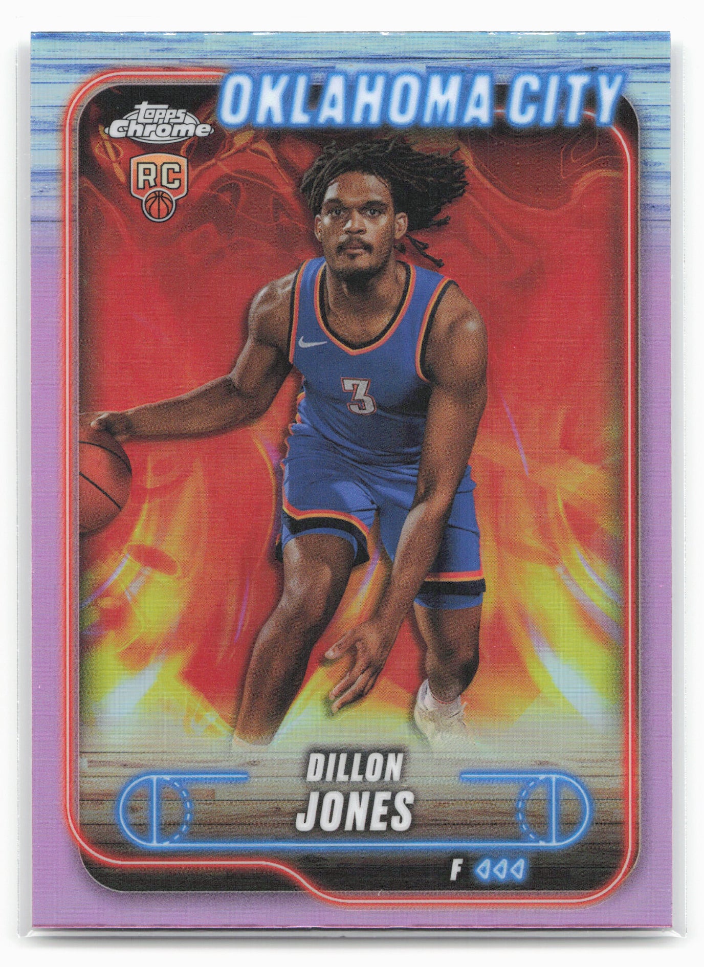 2024-25 Topps Chrome #189 Dillon Jones Pink Refractor