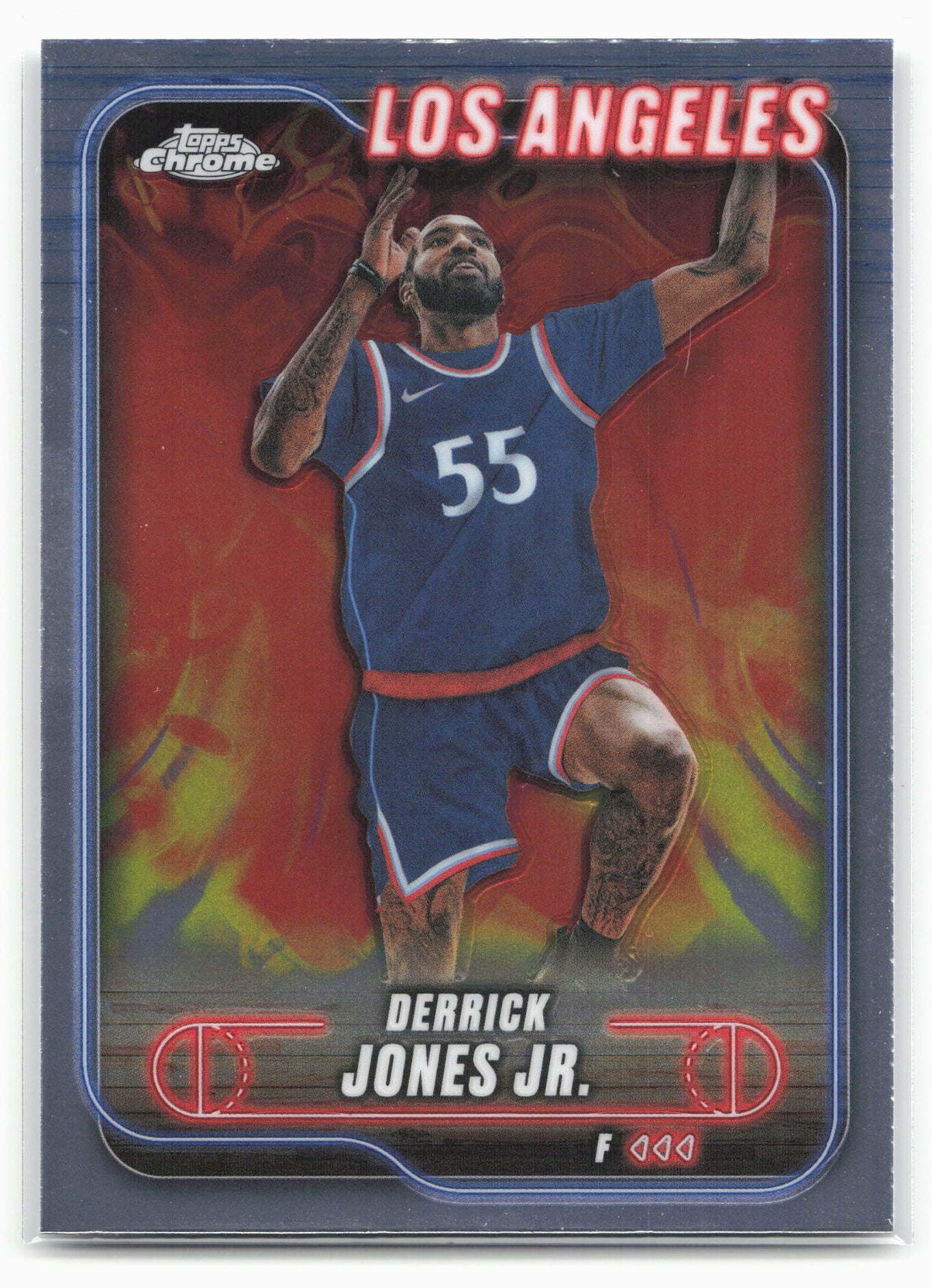 2024-25 Topps Chrome #177 Derrick Jones Jr.