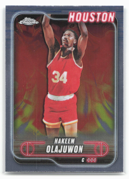2024-25 Topps Chrome #115 Hakeem Olajuwon