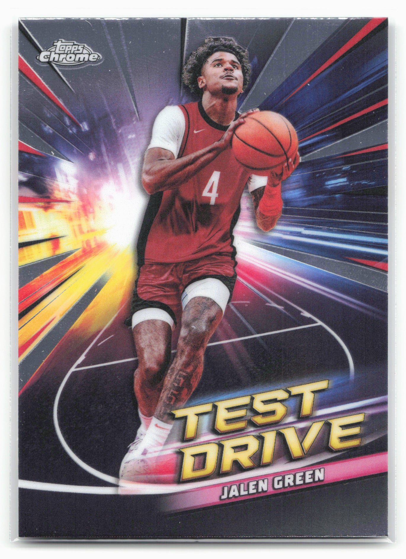 2024-25 Topps Chrome #TD-10 Jalen Green Test Drive