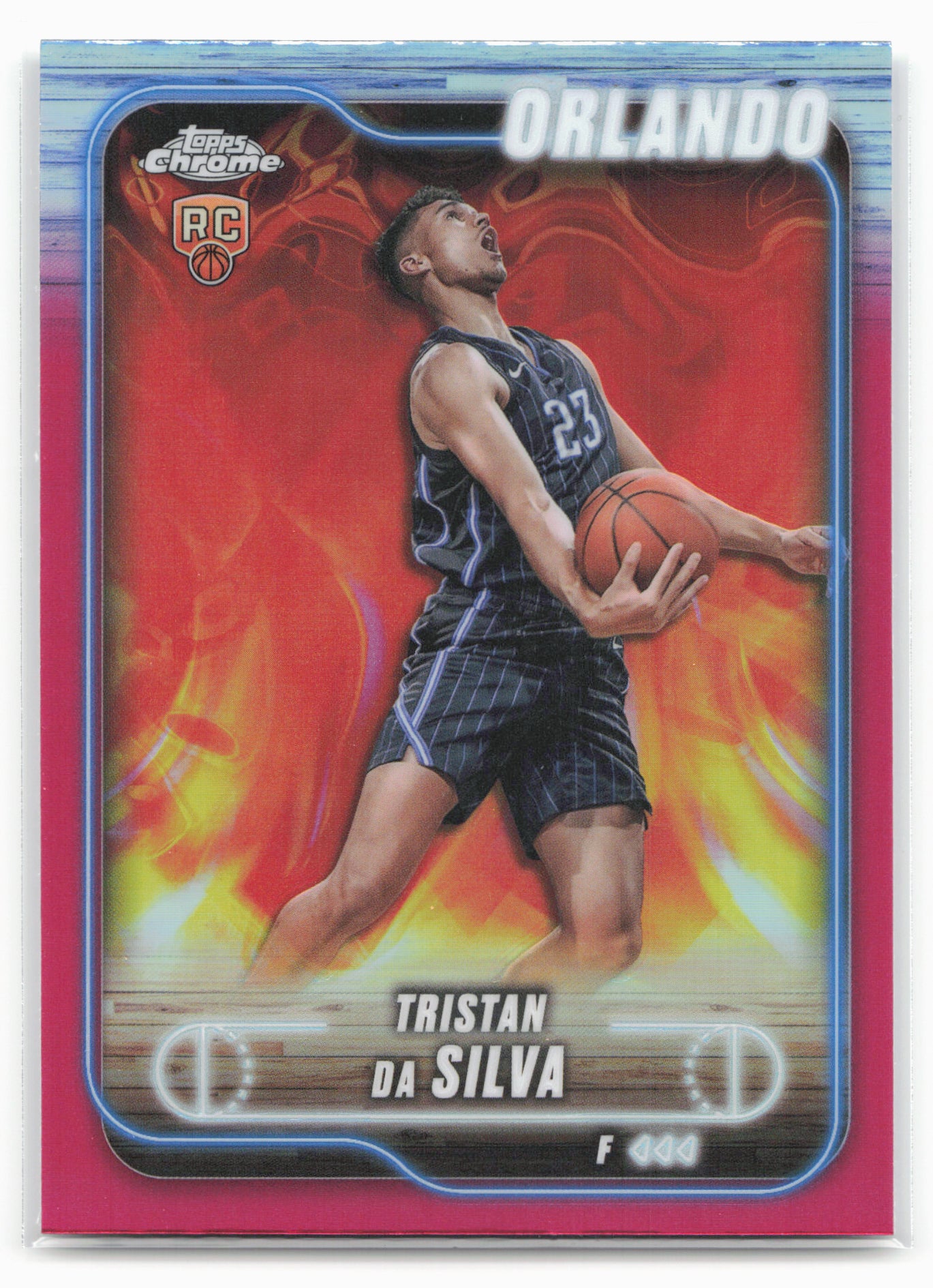 2024-25 Topps Chrome #124 Tristan da Silva Magenta Refractor