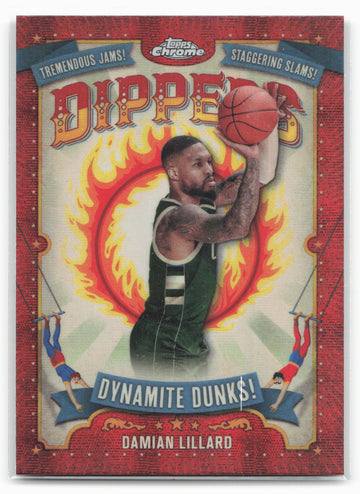 
2024-25 Topps Chrome #D-3 Damian Lillard Dippers