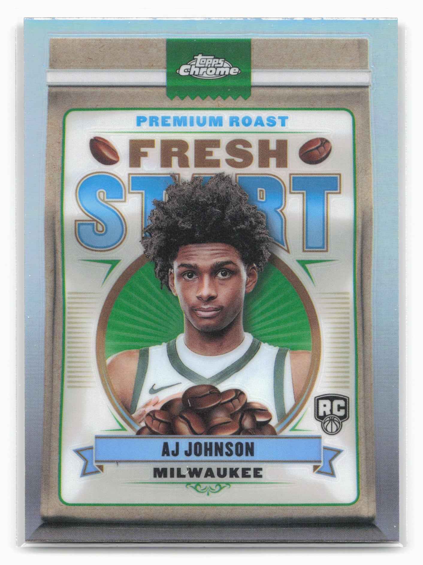 2024-25 Topps Chrome #FS-13 AJ Johnson Fresh Start Refractor