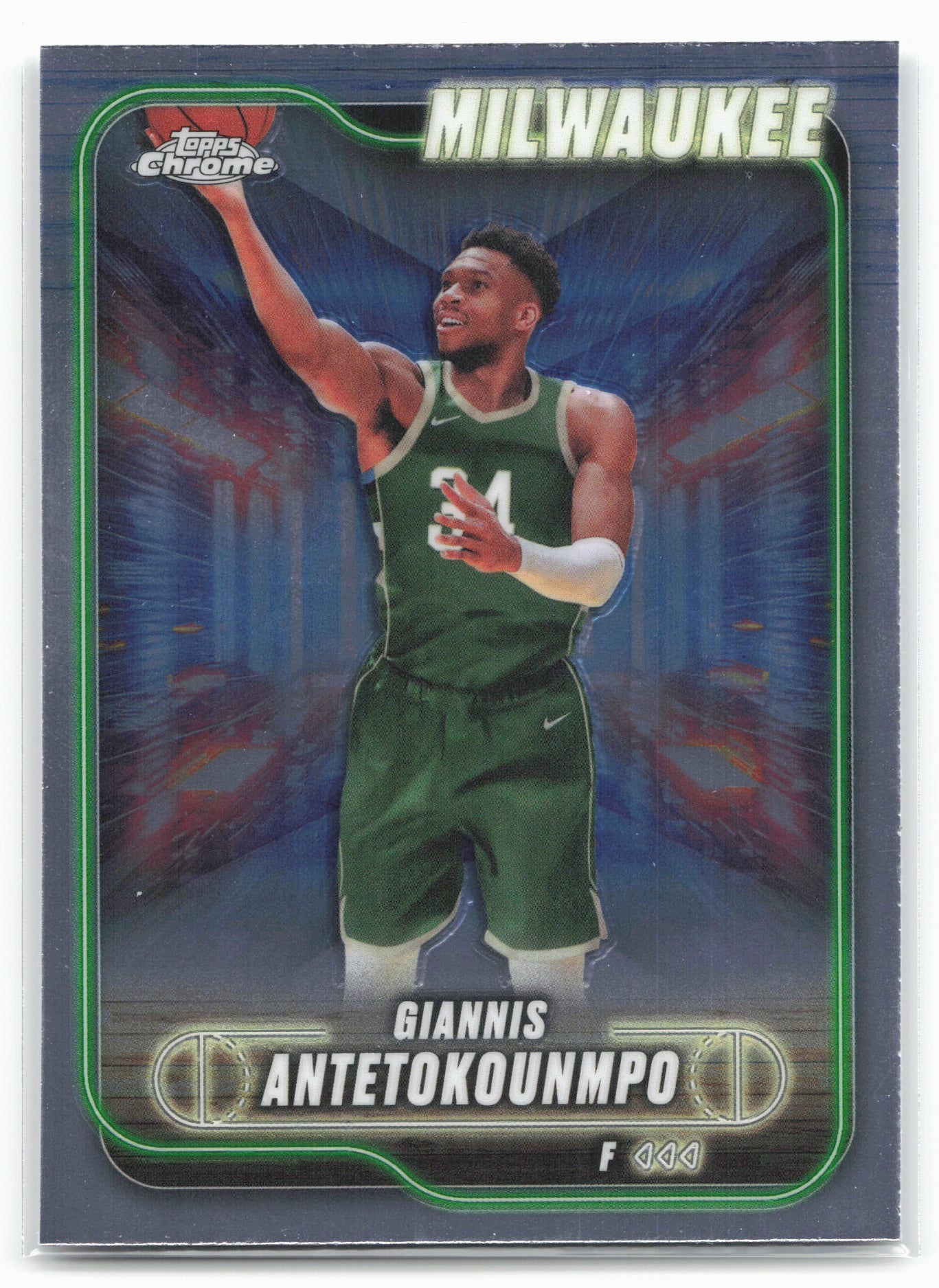 2024-25 Topps Chrome #41 Giannis Antetokounmpo