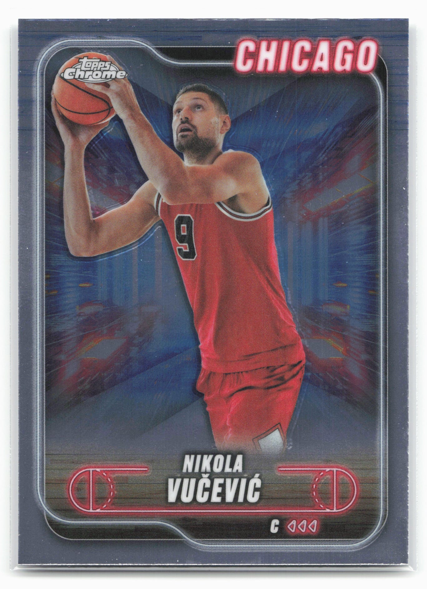 2024-25 Topps Chrome #97 Nikola Vučević