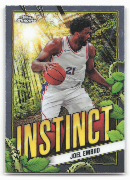 2024-25 Topps Chrome #INS-6 Joel Embiid Instinct