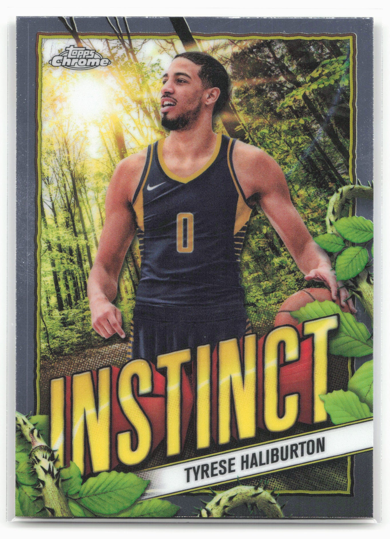 2024-25 Topps Chrome #INS-16 Tyrese Haliburton Instinct