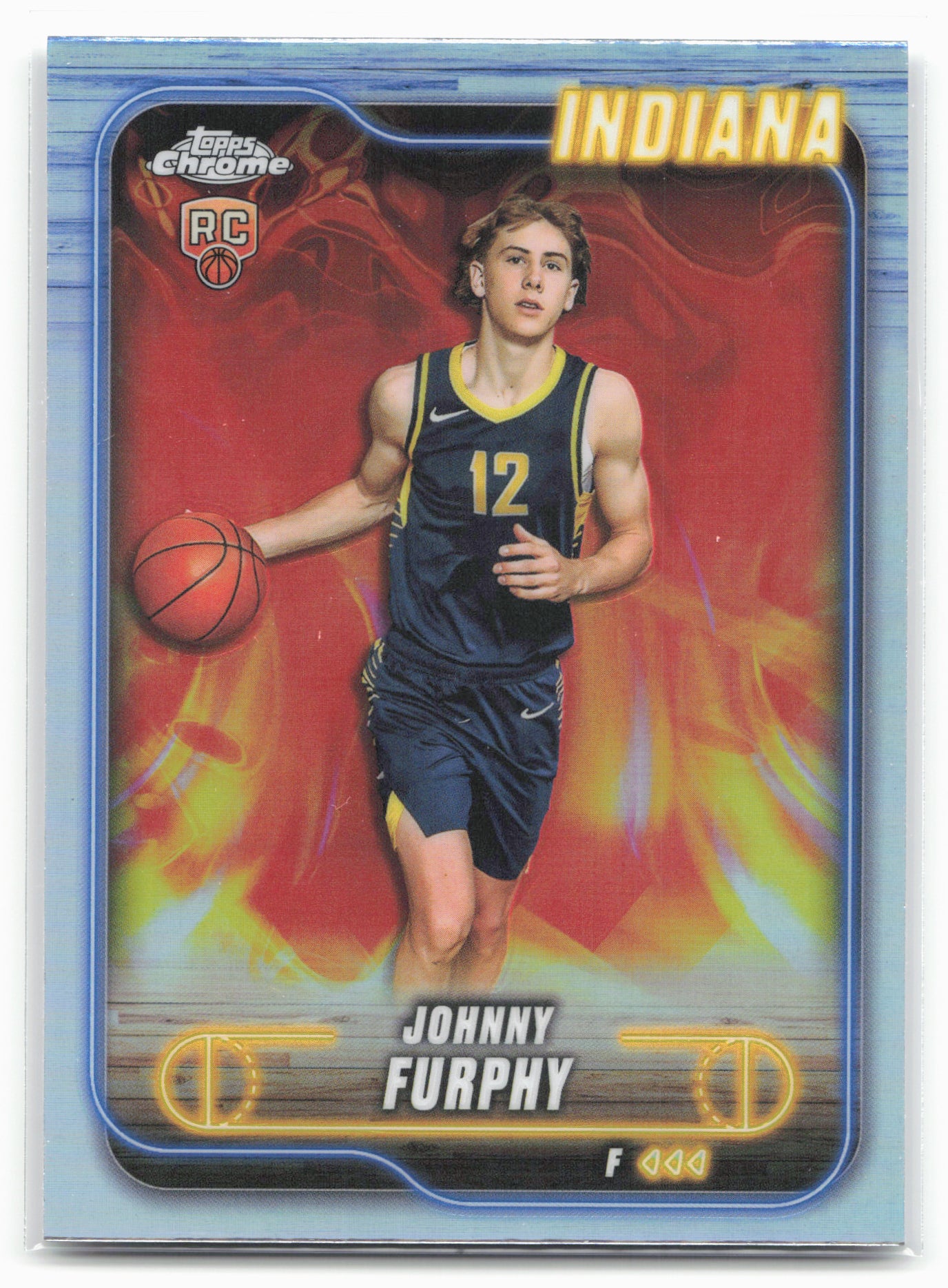 2024-25 Topps Chrome #139 Johnny Furphy Refractor