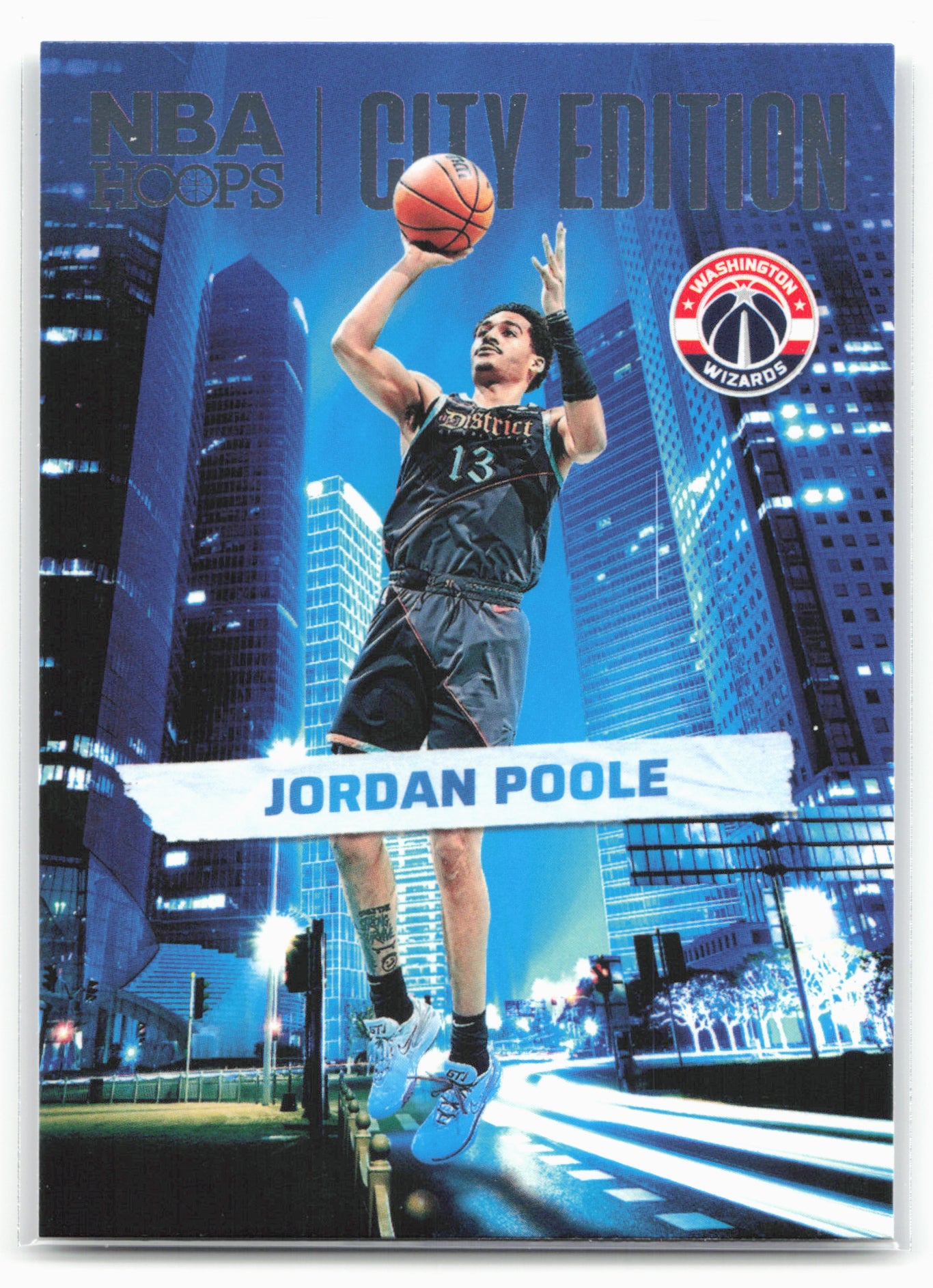 2024-25 Hoops #18 Jordan Poole City Edition