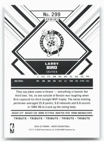 
2024-25 Hoops #299 Larry Bird