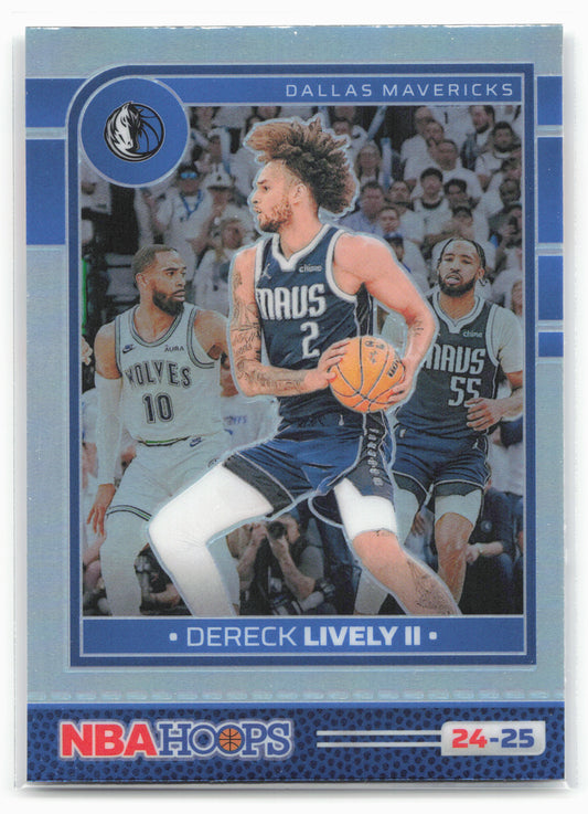 2024-25 Hoops #228 Dereck Lively II Premium Prizms Silver