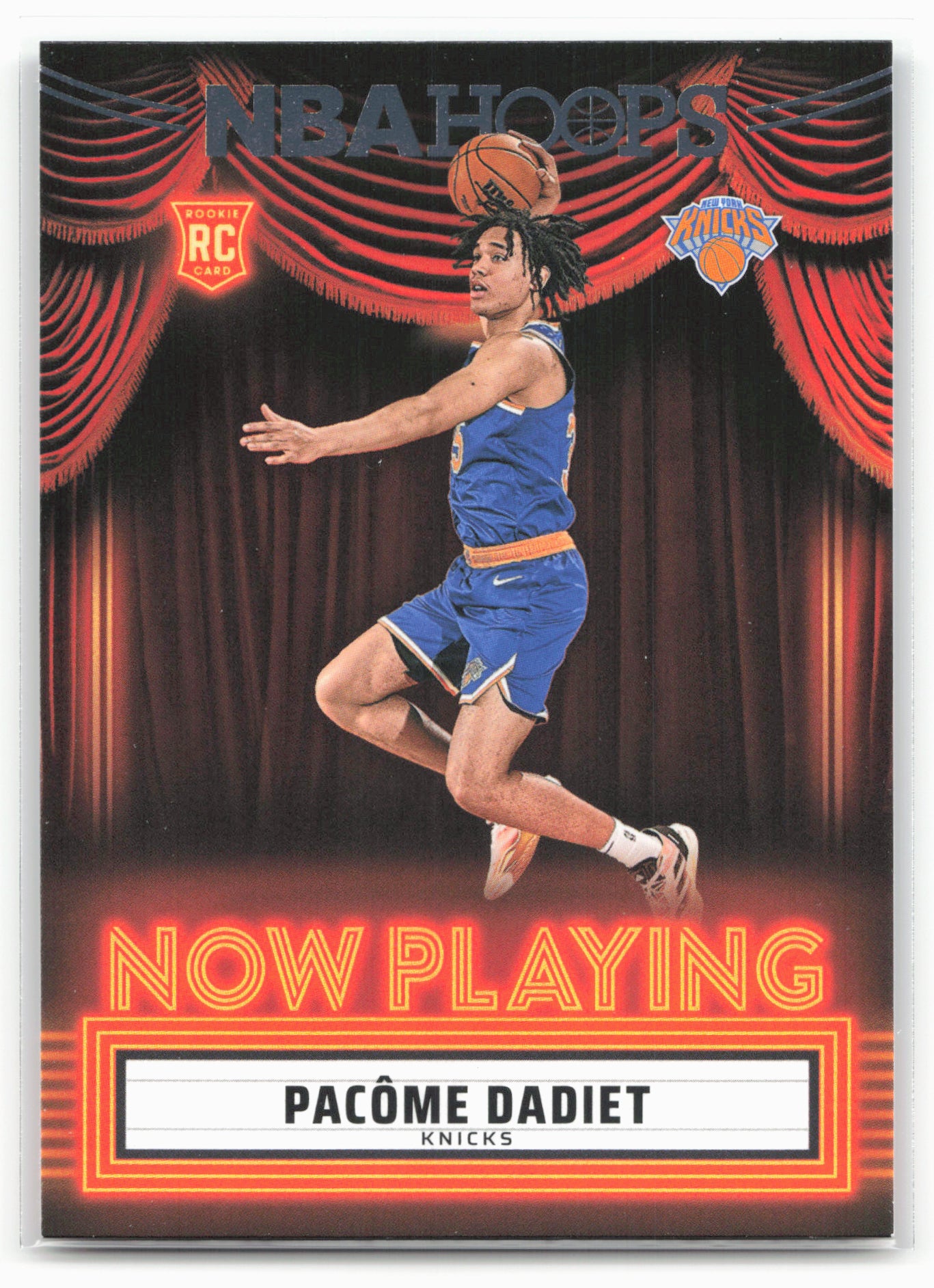 2024-25 Hoops #29 Pacome Dadiet Now Playing