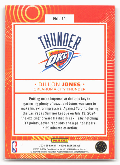 2024-25 Hoops #11 Dillon Jones We Got Next