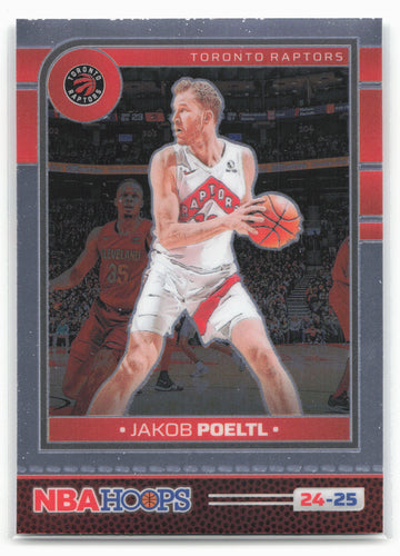 
2024-25 Hoops #185 Jakob Poeltl Premium