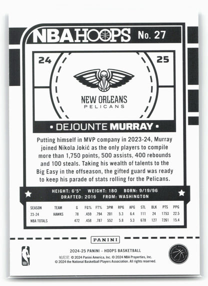 2024-25 Hoops #27 Dejounte Murray Impulse