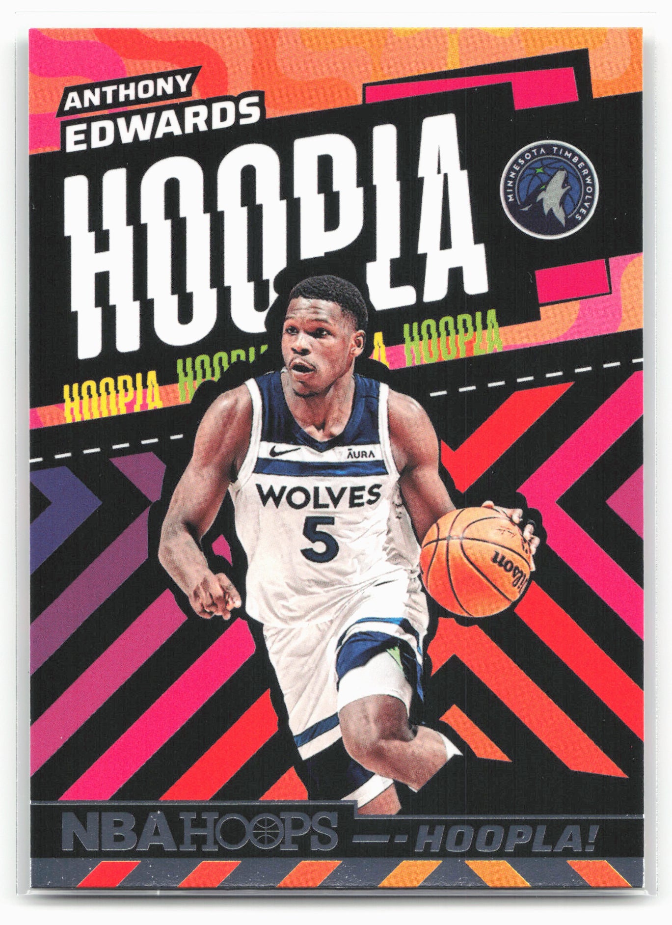 2024-25 Hoops #7 Anthony Edwards Hoopla