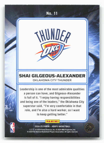 2024-25 Hoops #11 Shai Gilgeous-Alexander Ignition