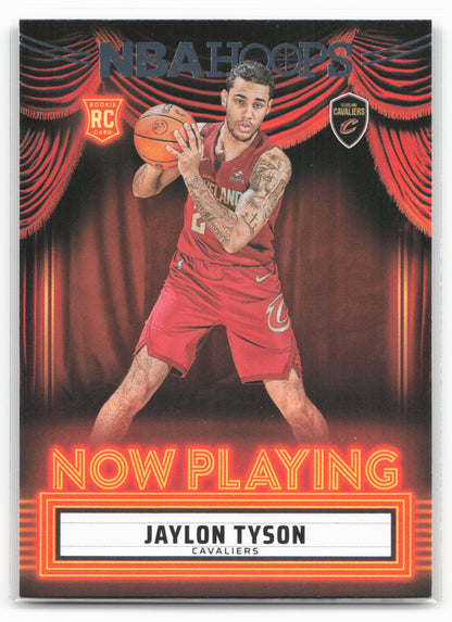 2024-25 Hoops #26 Jaylon Tyson Now Playing