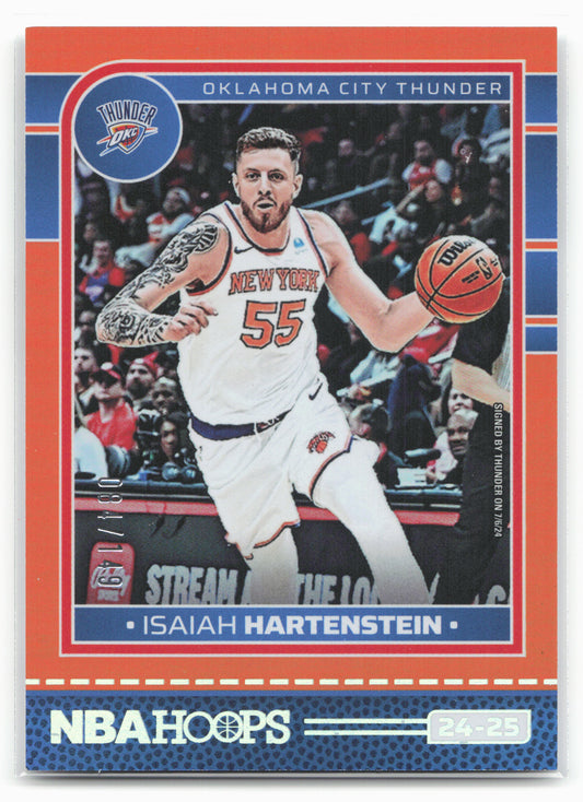 2024-25 Hoops #139 Isaiah Hartenstein Orange #/149