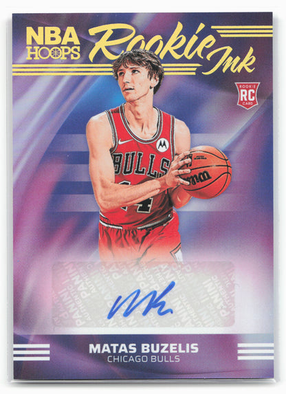 2024-25 Hoops #RI-BUZ Matas Buzelis Rookie Ink