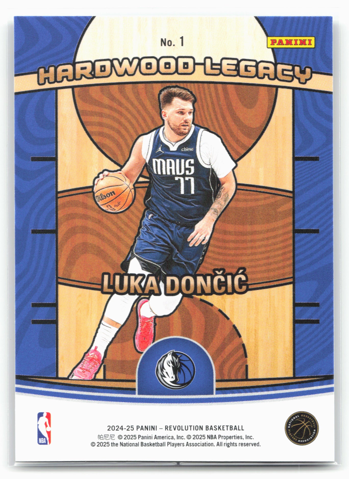 2024-25 Panini Revolution #1 Luka Doncic Hardwood Legacy