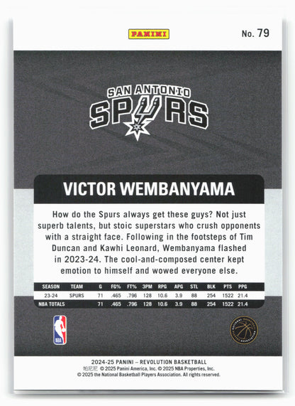 2024-25 Panini Revolution #79 Victor Wembanyama