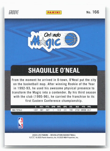 2024-25 Panini Revolution #166 Shaquille O'Neal Groove