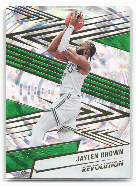 2024-25 Panini Revolution #92 Jaylen Brown Fractal