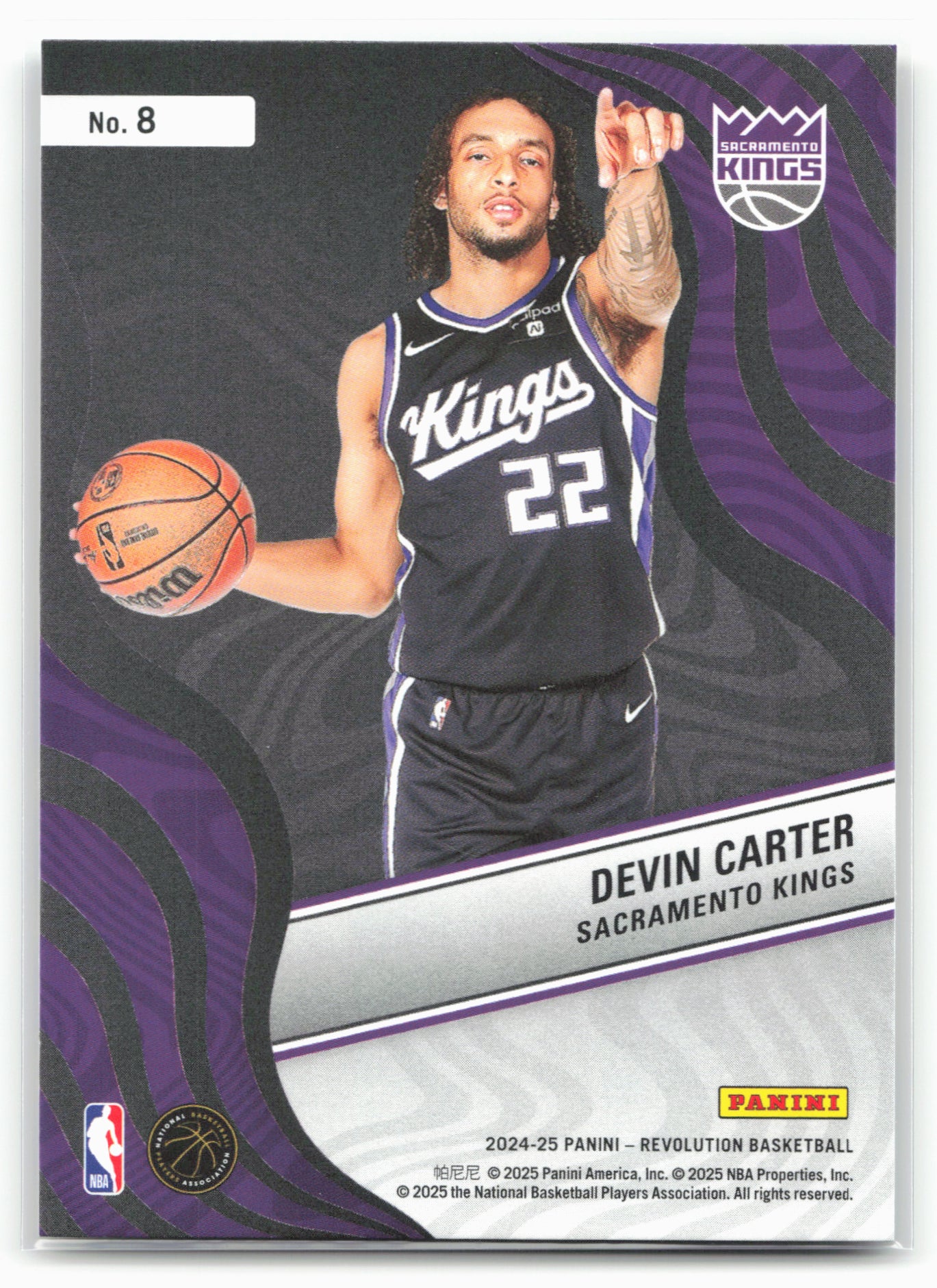 2024-25 Panini Revolution #8 Devin Carter New Wave