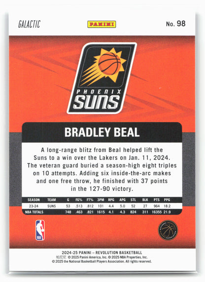2024-25 Panini Revolution #98 Bradley Beal Galactic