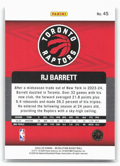 2024-25 Panini Revolution #45 RJ Barrett