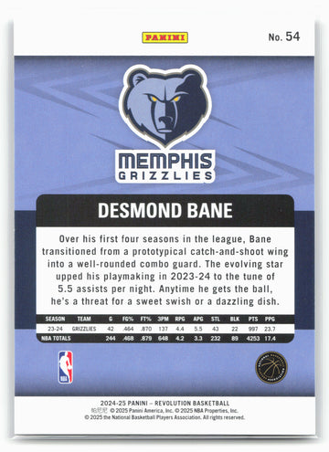 2024-25 Panini Revolution #54 Desmond Bane