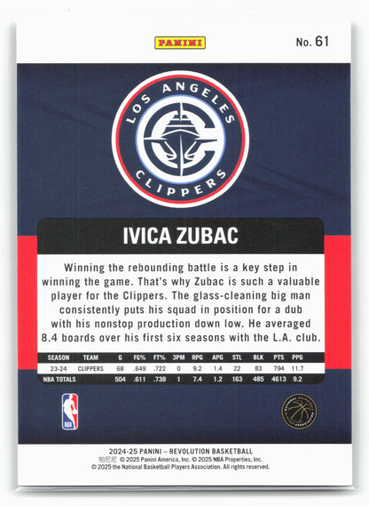 2024-25 Panini Revolution #61 Ivica Zubac
