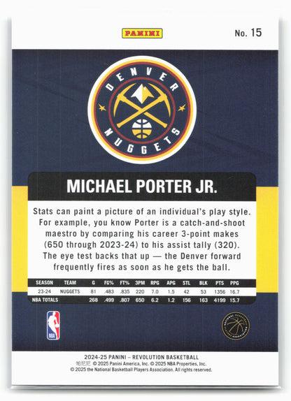 2024-25 Panini Revolution #15 Michael Porter Jr.