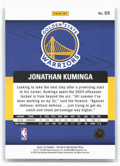2024-25 Panini Revolution #69 Jonathan Kuminga