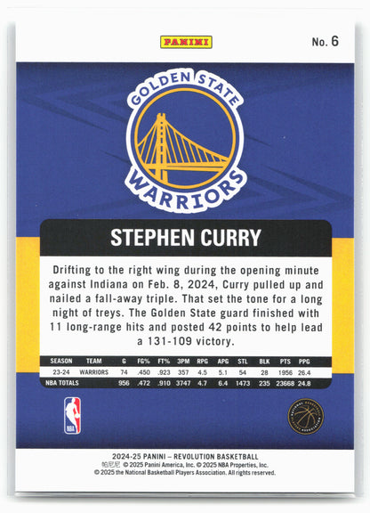 2024-25 Panini Revolution #6 Stephen Curry