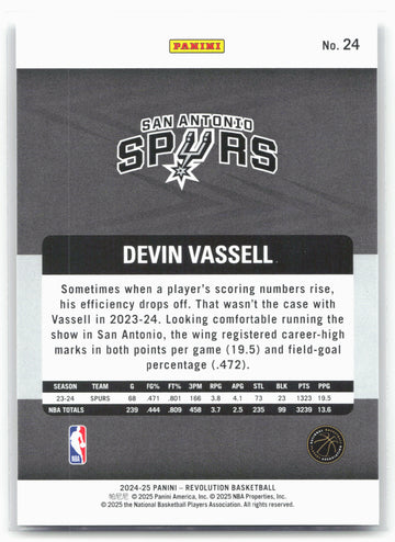 2024-25 Panini Revolution #24 Devin Vassell