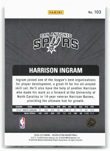 2024-25 Panini Revolution #103 Harrison Ingram