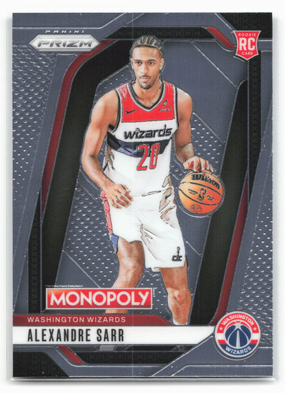 2024-25 Panini Prizm Monopoly #86 Alexandre Sarr
