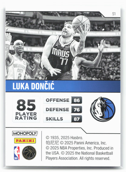 2024-25 Panini Prizm Monopoly #S1 Luka Doncic Starter Deck