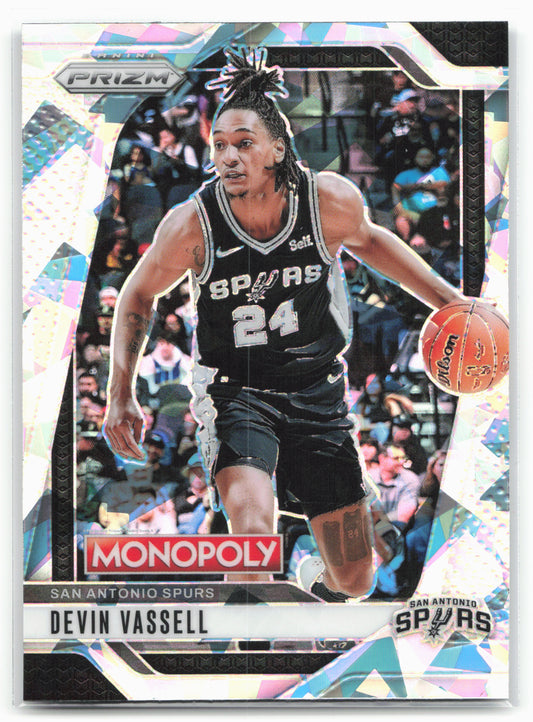 2024-25 Panini Prizm Monopoly #74 Devin Vassell Cracked Ice