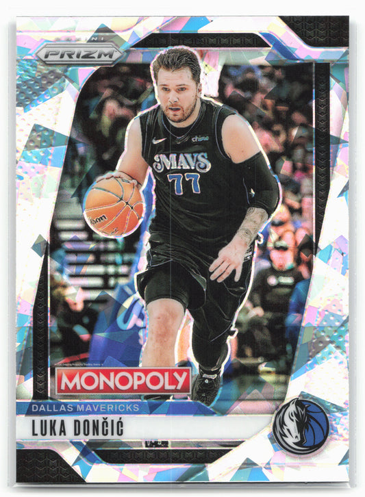 2024-25 Panini Prizm Monopoly #49 Luka Doncic Cracked Ice