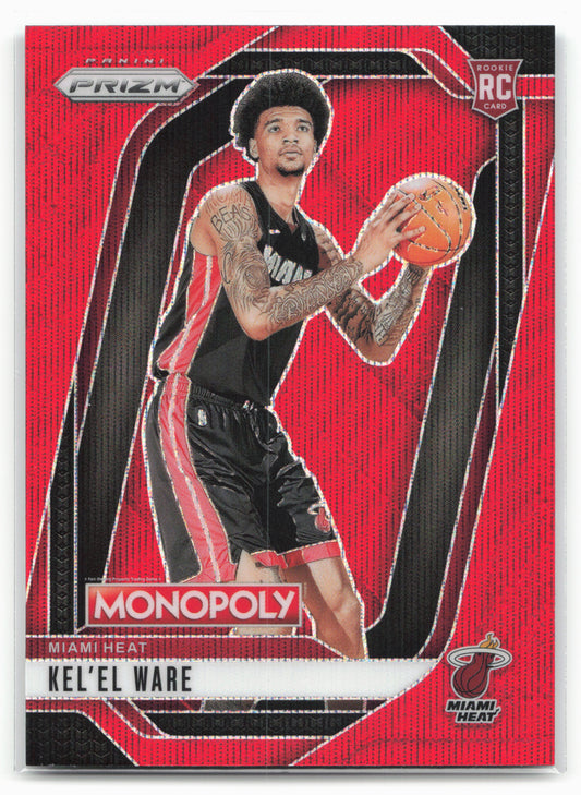 2024-25 Panini Prizm Monopoly #30 Kel'el Ware Red Prizms