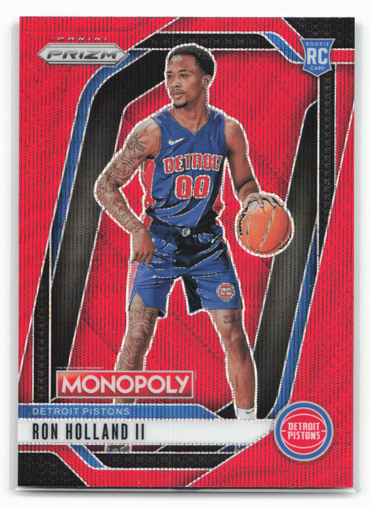 2024-25 Panini Prizm Monopoly #66 Ron Holland II Red Prizms