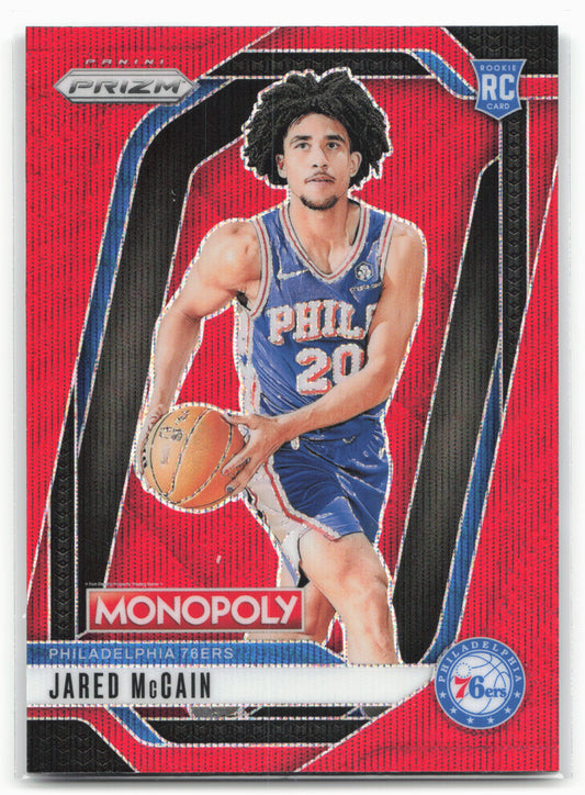 2024-25 Panini Prizm Monopoly #3 Jared McCain Red Prizms
