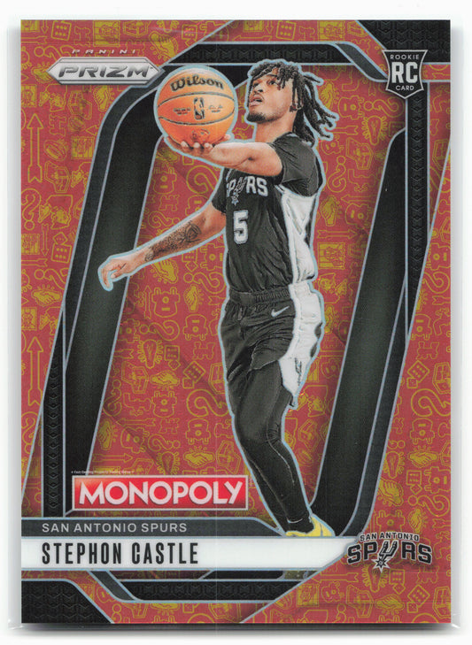 2024-25 Panini Prizm Monopoly #75 Stephon Castle Millionaire Club #/1499