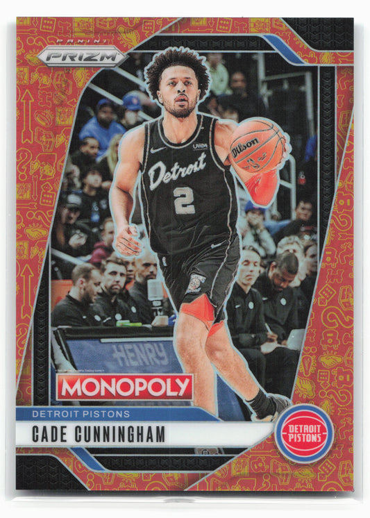 2024-25 Panini Prizm Monopoly #64 Cade Cunningham Millionaire Club #/1499