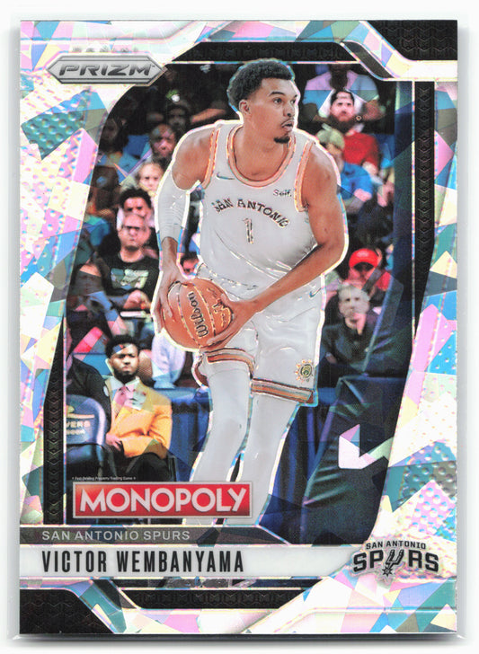 2024-25 Panini Prizm Monopoly #73 Victor Wembanyama Cracked Ice